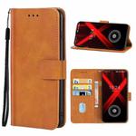 Leather Phone Case For UMIDIGI X(Brown)