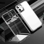 Metal Lens Cover Holder Phone Case For iPhone 11(White)