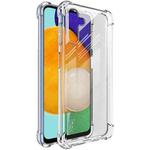 For Samsung Galaxy A13 5G imak All-inclusive Shockproof Airbag TPU Phone Case with Screen Protector(Transparent)