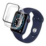 IMAK Shockproof PC Protective Case with Tempered Glass Film For Apple Watch Series 6 & SE & 5 & 4 44mm(Transparent)