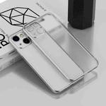 For iPhone 13 Electroplated Frosted Phone Case(Silver)