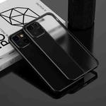 For iPhone 13 Electroplated Frosted Phone Case(Black)