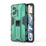 For OPPO Realme GT Neo2 5G Supersonic PC + TPU Shock-proof Phone Case with Holder(Green)