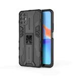 For Honor Play 5T Youth Supersonic PC + TPU Shock-proof Phone Case with Holder(Black)