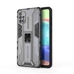 For Samsung Galaxy A71 Supersonic PC + TPU Shock-proof Phone Case with Holder(Grey)
