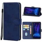 Leather Phone Case For DOOGEE S97 Pro(Blue)