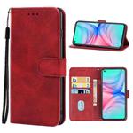 Leather Phone Case For Infinix Hot 10s NFC(Red)