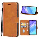 Leather Phone Case For Infinix Itel Vision 1(Brown)