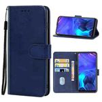 Leather Phone Case For Infinix Note 10 Pro NFC(Blue)