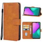 Leather Phone Case For Infinix Smart 5 (India)(Brown)