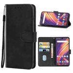 Leather Phone Case For Lenovo A6 Note(Black)