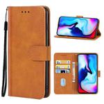 Leather Phone Case For Lenovo K12(Brown)