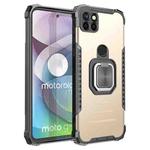 For Motorola Moto G 5G / One 5G Ace Fierce Warrior Series Armor Aluminum Alloy + TPU Phone Case with Ring Holder(Gold)