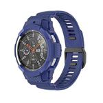 For Samsung Galaxy Watch4 Classic 42mm TPU Integrated Sport Strap Watch Band(Blue)
