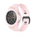 For Samsung Galaxy Watch4 Classic 42mm TPU Integrated Sport Strap Watch Band(Sand Pink)