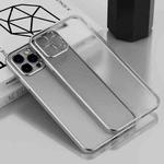 For iPhone 13 Pro Electroplated Frosted Phone Case (Silver)