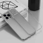 For iPhone 13 Pro Electroplated Frosted Phone Case (Transparent)