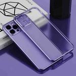 For iPhone 13 Pro Electroplated Frosted Phone Case (Purple)