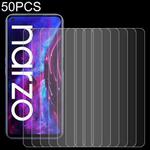 50 PCS 0.26mm 9H 2.5D Tempered Glass Film For OPPO Realme Narzo 30 Pro