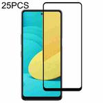 25 PCS Full Glue Cover Screen Protector Tempered Glass Film For LG Stylo 7 5G / Stylo 7