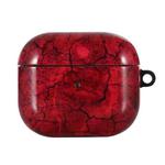 IMD Pattern Earphone Protective Case For AirPods 3(Red Crack)