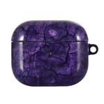 IMD Pattern Earphone Protective Case For AirPods 3(Purple Crack)