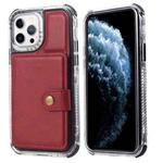 Wallet Card Shockproof Phone Case For iPhone 13 mini(Red)