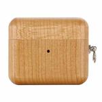 Solid Wood Earphone Protective Case For AirPods 3(Dark Brown)