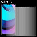50 PCS 0.26mm 9H 2.5D Tempered Glass Film For Motorola Moto E20