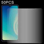 50 PCS 0.26mm 9H 2.5D Tempered Glass Film For ZTE Blade A7s 2020