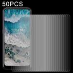 50 PCS 0.26mm 9H 2.5D Tempered Glass Film For Nokia X100
