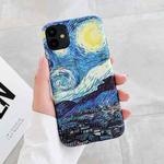 IMD Workmanship TPU Oil Painting Phone Case For iPhone 13 Pro(Starry Night)