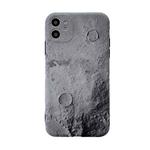 For iPhone 13 Pro Max Colored Drawing Pattern Fine Hole IMD Shockproof TPU Phone Case (Moon)