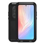 For Huawei P50 Pro LOVE MEI Metal Shockproof Waterproof Dustproof Protective Phone Case without Glass(Black)