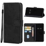 Leather Phone Case For Oukitel C25(Black)