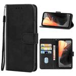 Leather Phone Case For Ulefone Armor 8 / 8 Pro(Black)