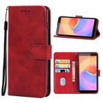 Leather Phone Case For ZTE Blade A31 Plus(Red)