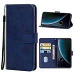 Leather Phone Case For ZTE Blade V30(Blue)