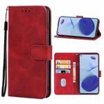 Leather Phone Case For Xiaomi Mi 11 Lite 4G / 5G(Red)