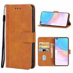 Leather Phone Case For Honor 50 Lite / Huawei nova 8i(Brown)