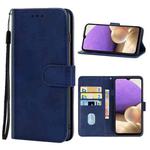 Leather Phone Case For Samsung Galaxy A33 5G(Blue)