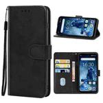 Leather Phone Case For Oukitel WP13 5G(Black)