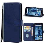 Leather Phone Case For Oukitel WP13 5G(Blue)