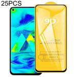 25 PCS 9D Full Glue Screen Tempered Glass Film For Samsung Galaxy M40s