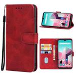 Leather Phone Case For Blackview A80 Pro / A80 Plus(Red)