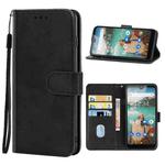 Leather Phone Case For Cubot R19(Black)