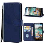 Leather Phone Case For Cubot R19(Blue)