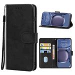 For Huawei P50 Pro Leather Phone Case(Black)