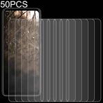 50 PCS 0.26mm 9H 2.5D Tempered Glass Film For Motorola Moto P40 Note