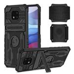 For Motorola Moto G Power 2021 Armor Wristband Phone Case(Black)